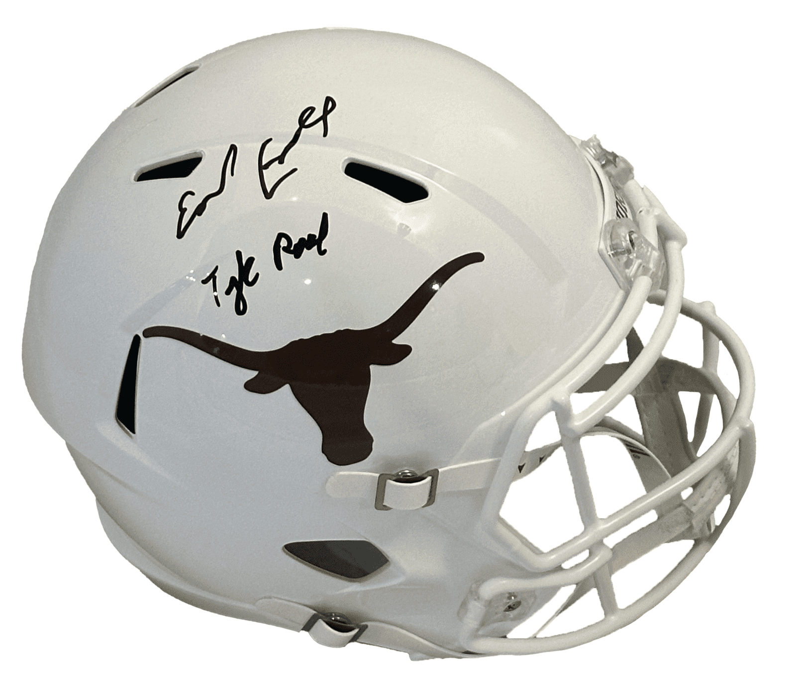 Earl Campbell Signed Tyler Rose Full Size Texas Longhorns Helmet JSA #34/100