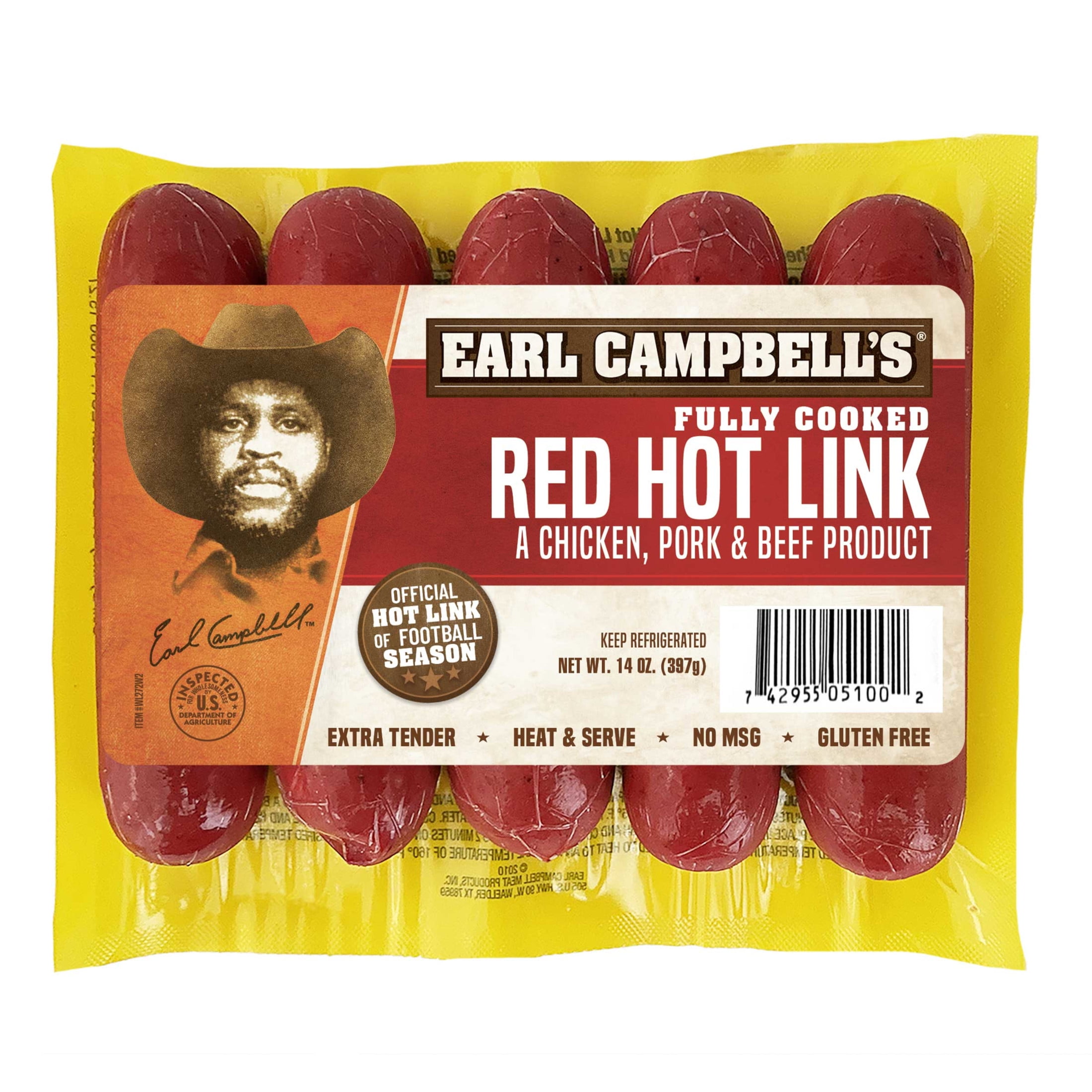 Earl campbell top smoked sausage