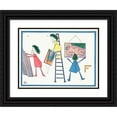 thumbnail image 1 of Earl Harvey Lyall 14x11 Black Ornate Wood Framed Double Matted Museum Art Print Titled: The Cubies Abc - F (1913), 1 of 5