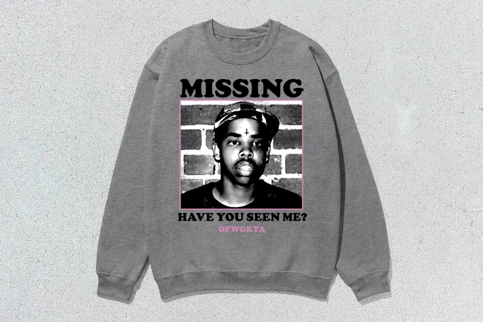 Missing earl sweatshirt shirt hotsell