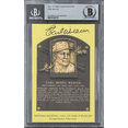 thumbnail image 1 of Earl Weaver Signed Autographed Hall of Fame Plaque Postcard Beckett 16182797, 1 of 1