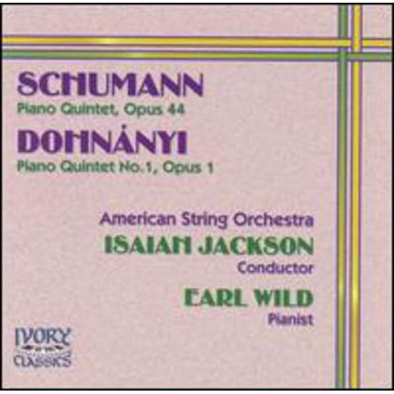Earl Wild - Piano Quintet Op 44 / Piano Quintet 1 Op 1 - Music & Performance - CD