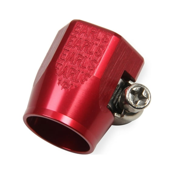 Earl's Econ-O-Fit Hose Clamp Size 12 I.D. 15/16 in. Red - Clamshell Package