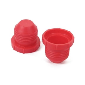 Earls 179204ERL -4 AN Plastic Flare Plug Fitting, Set of 25