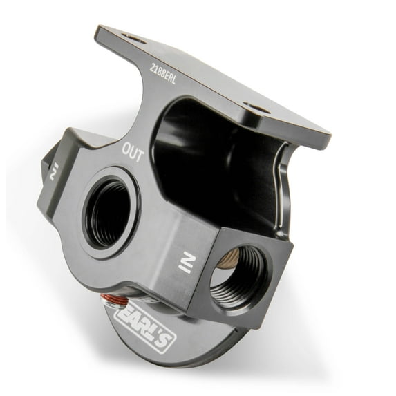 Earls Plumbing 2188ERL Billet Remote Oil Filter Mount Kit