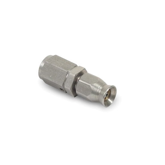 Earls 6001902ERL Speed-Seal Straight Hose End, -2 AN, Stainless Steel