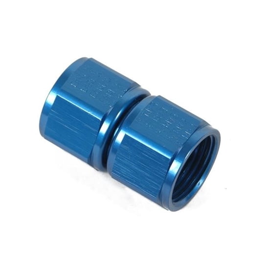 Earls 915103ERL Blue Anodized Straight -3AN Female Swivel Coupling