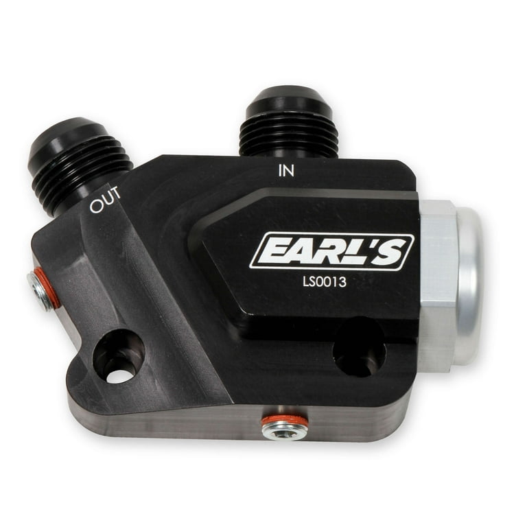 Earl's GM LS Engine Oil Cooler Adapter Earl's GM LS Engine Oil Cooler Adapter