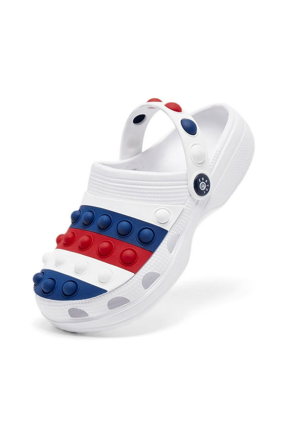 Kids Clogs Boys Girls Garden Shoes Slip on Summer Sandals Lightweight Indoor Shower Outdoor Beach Slippers