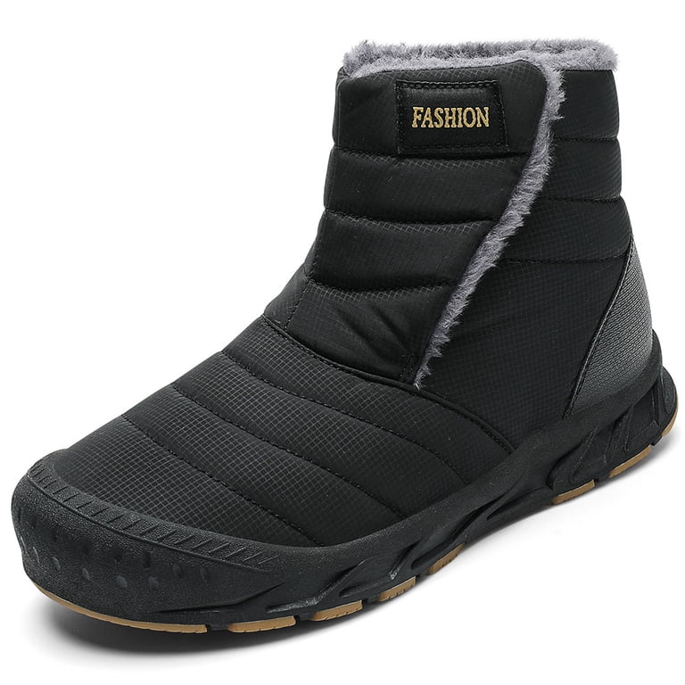 Earlde Men Women Snow Boots Comfortable Faux Fur Full Lined  display picture 1