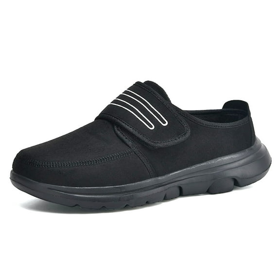 Earlde Men's Women's Winter Warm Slippers with Fuzzy Plush Lining Slip on House Shoes with Indoor Outdoor Anti-Skid Rubber Sole