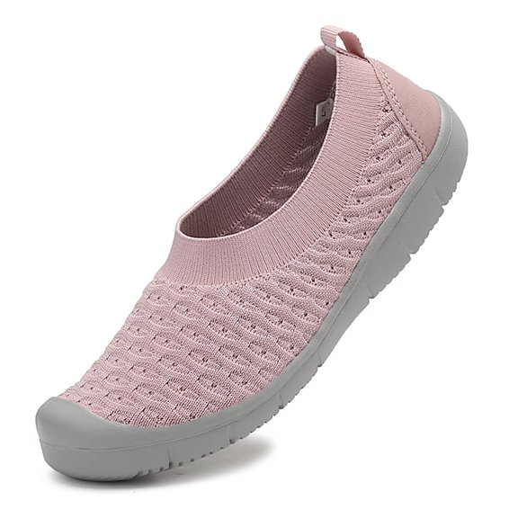 Earlde Women's Slip on Casual Sneakers Comfortable Tennis Shoes Work Nurse Flat Shoes