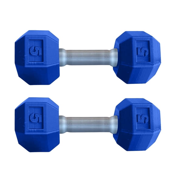 Earlier Lightweight Hand Dumbbells for Children, Blue, 0.46 lb