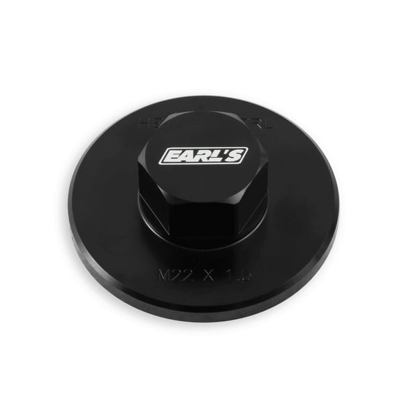Earls HEMI0001ERL Earls Oil Filter Block-Off - Fits M22 x 1.5 Filters
