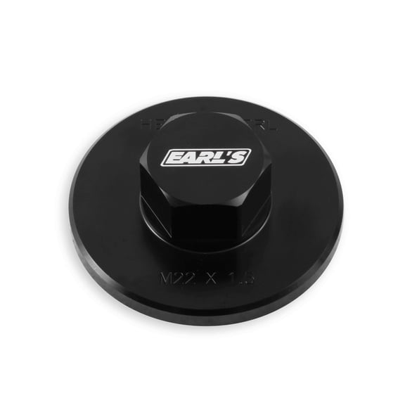 Earls HEMI0001ERL Earls Oil Filter Block-Off - Fits M22 x 1.5 Filters
