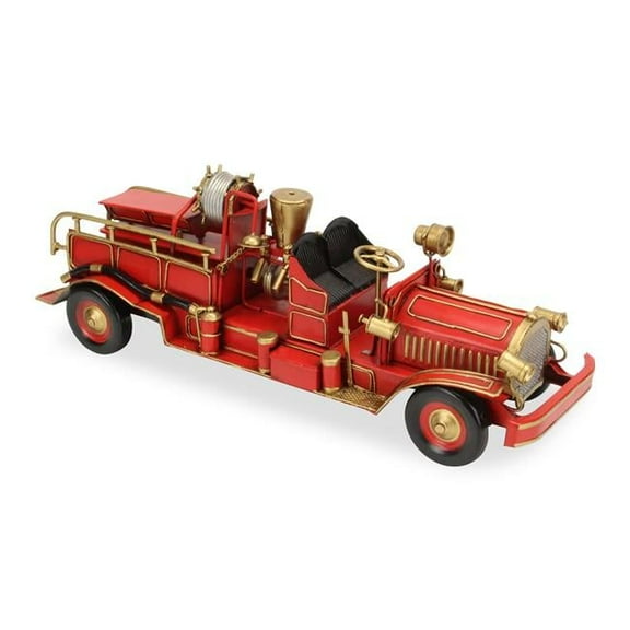 Early 20th Century Red Fire Engine Model