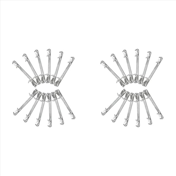 Early 2Inch Double Loop Tool Box Drawer Slide Clips Snap on Accessories Replacement Parts (24PCS)