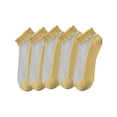 thumbnail image 1 of Early Access Deals Women's Solid Color Shallow Mouth Socks Ventilate Sweat Absorbing Socks 5PC, 1 of 5