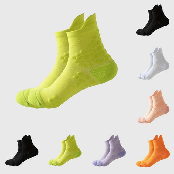 Early Access Deals Womens Ankle Socks, Athletic Running Sports Cushioned Breathable Socks Anti-odor Sports Sweat-wicking Non-slip Socks