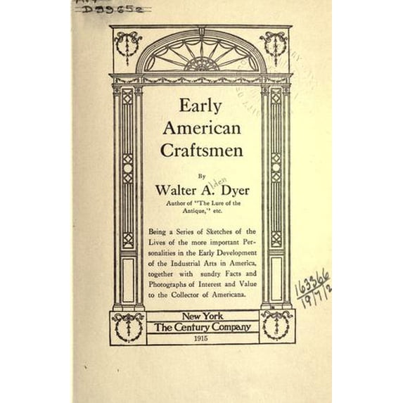 Pre-Owned Early American Craftsmen 9780833709868