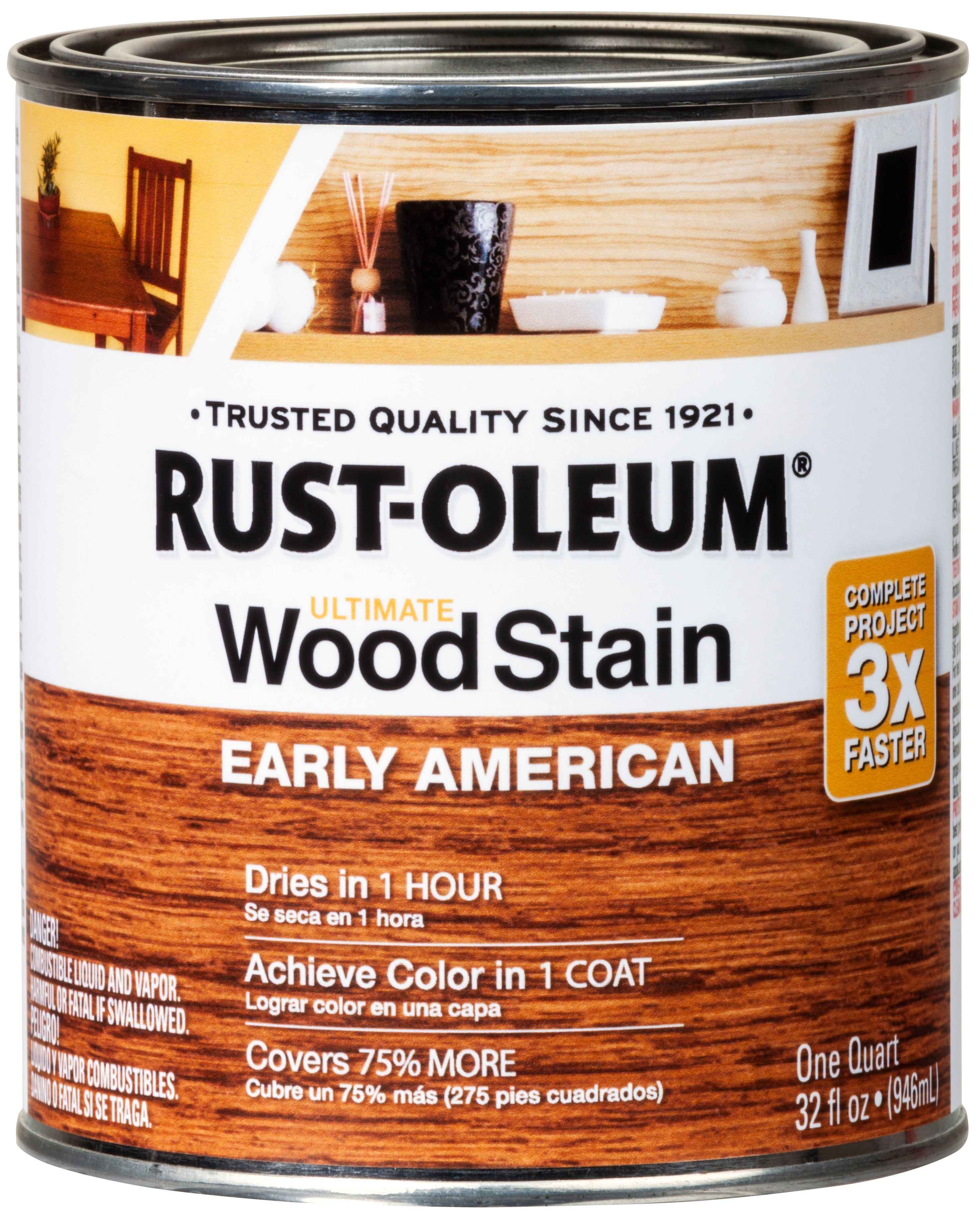 Early American RustOleum Ultimate Wood Stain, Qt