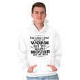 thumbnail image 1 of Early Bird Gets Worm Mouse Cheese Hoodie Sweatshirt Women Men Brisco Brands X, 1 of 6
