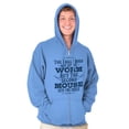 thumbnail image 1 of Early Bird Gets Worm Mouse Cheese Zip Up Hoodie Men's Women's Brisco Brands 5X, 1 of 6