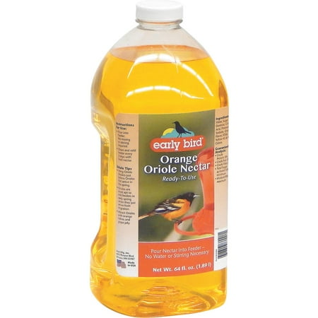 Classic Brands Topperscot Ready-To-Use Oriole Nectar - Orange Flavor, Concentrated - 64 oz