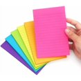 thumbnail image 1 of Early Buy Lined Sticky Notes with Lines 4x6 Self-Stick Notes 6 Bright Color 6 Pads, 45 Sheets/Pad, 1 of 7