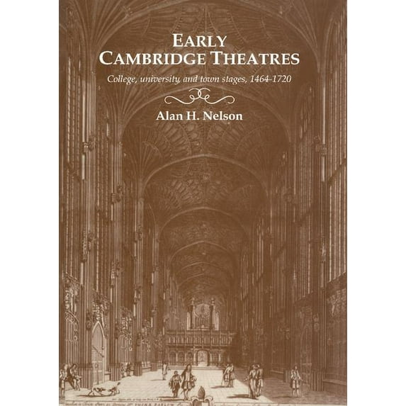 Early Cambridge Theatres, (Hardcover)