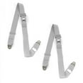 thumbnail image 1 of Early Cars 1935-1940 Standard 2 Point Gray & Grey Lap Bucket Seat Belt Kit - 2 Belts, 1 of 1