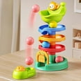 thumbnail image 1 of Early Childhood Education Toy, Stacked Music Puzzle with Catapult Rotation and Rolling Balls, Interactive Learning Toy for Babies and Toddlers with Sound Effects, 1 of 6
