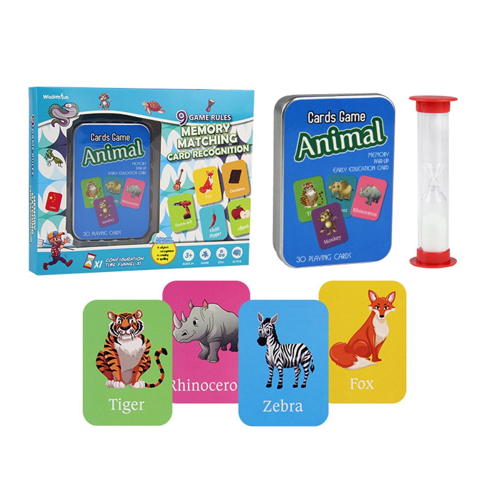 Early ChildhoodMatching Learning Toys Animals Fruit Vegetables