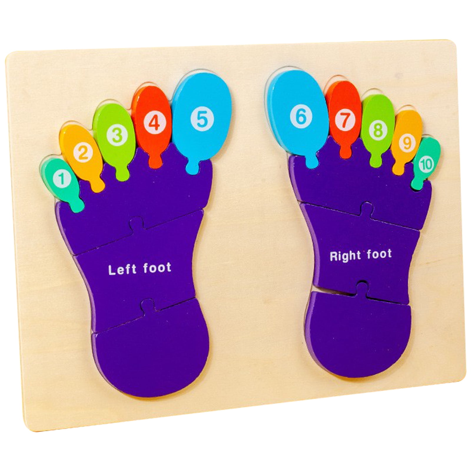 Early Education Learning Center Toys, Finger Palm Sole of the Foot