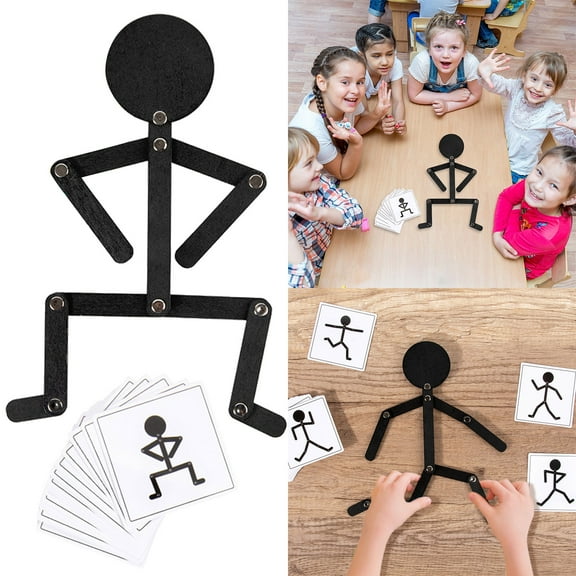 Early Education Puzzle Puzzle Game Area Operating Materials Wooden Matches Sports Figure