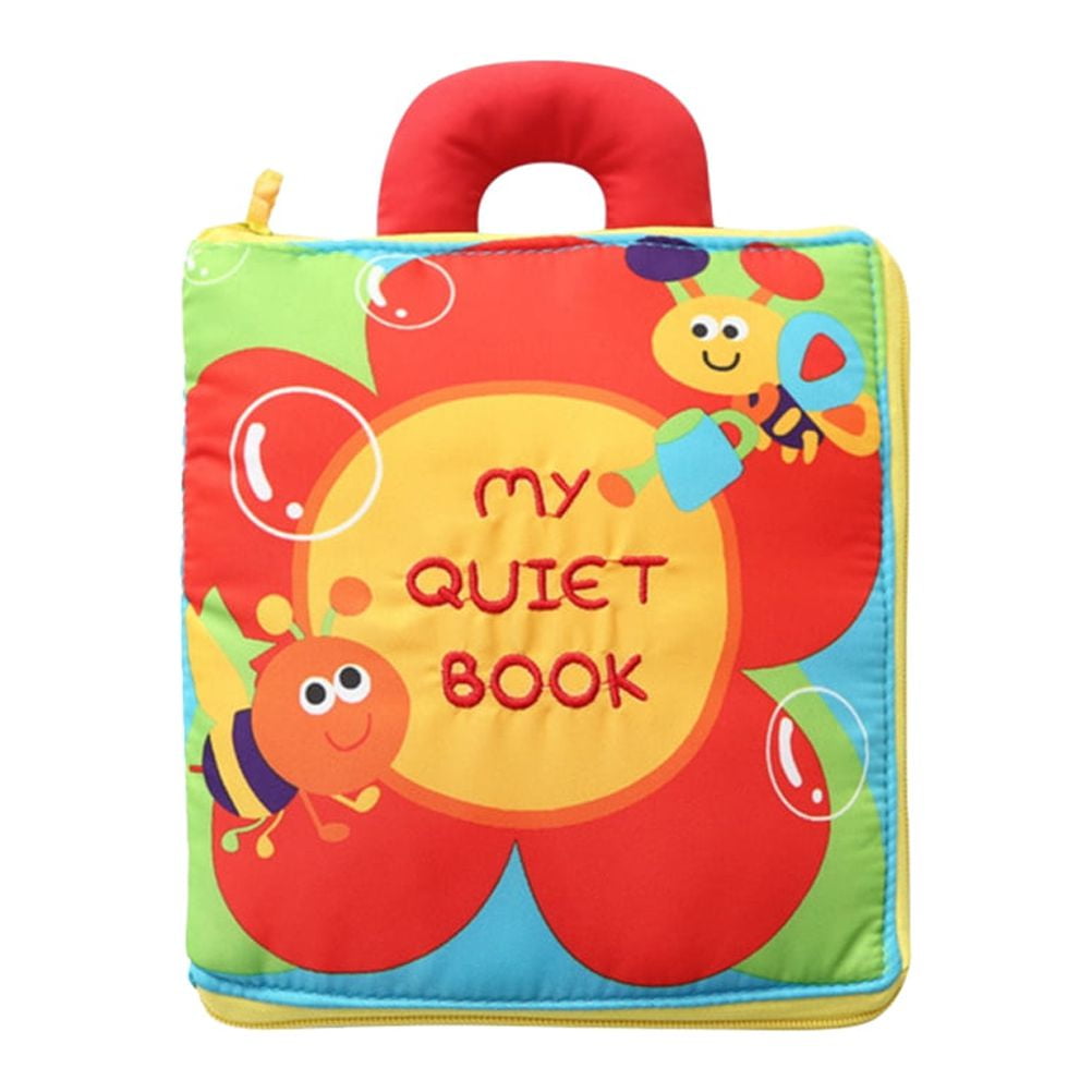 Early Educational Toy Flower Cloth Book for Babies My First Fabric Book