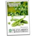 thumbnail image 1 of Early Frosty Garden Pea Seeds (Pisum sativum) – 50+ Heirloom Non-GMO Seeds by Isla’s Garden Seeds, 90% Germination Rate, Ideal for Planting, Cold-Tolerant and Early Harvest Variety, 1 of 8