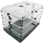 Early Grow Oversized 24 Inch x 15 Inch x 16.75 Inch Domed Propagator with 3 Height Extenders & Locking Clip Set