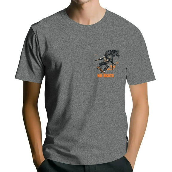 NAMTYQX Shirts for Men Crew Neck Graphic Lounges Stretchy Elasticated Short Sleeve Casual Light Baggy Plus Size Mens T-Shirts Gray Size 3XL