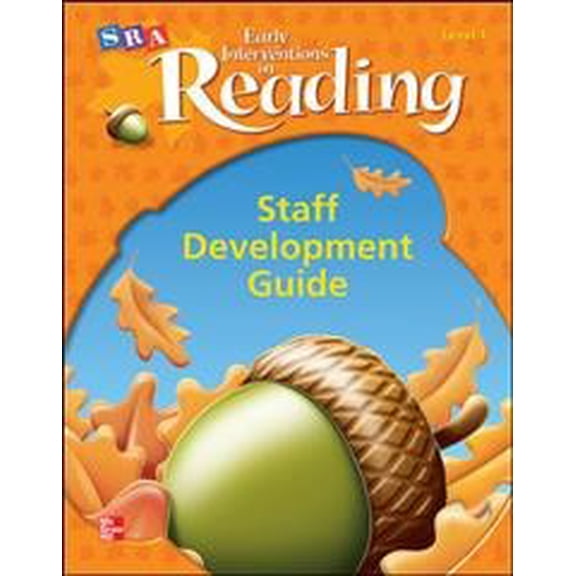 Pre-Owned Early Interventions in Reading Level 1, Additional Staff Development Handbook (Sra Early Interventions in Reading) Paperback