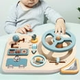thumbnail image 1 of Busy Board Steering Wheel Toy, Wooden Early Learning Toy, Simulation Driving Game, Fine Motor Skills Development, Parent-Child Interaction Toy, Toddler Educational Gift, 1 of 6