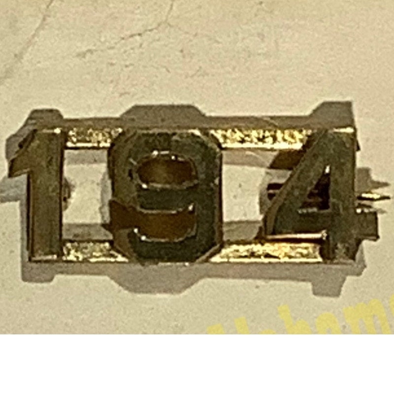 Early/Mid 1900s Brass C-Clasp Number 
