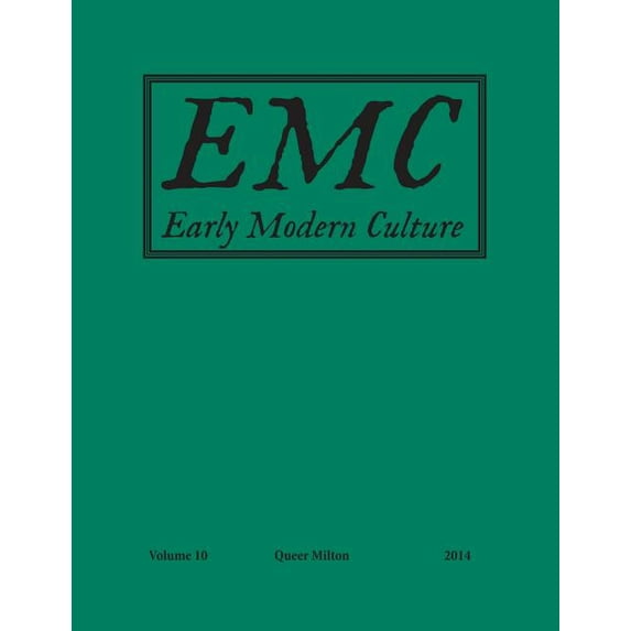 Early Modern Culture:: Vol. 10, (Paperback)