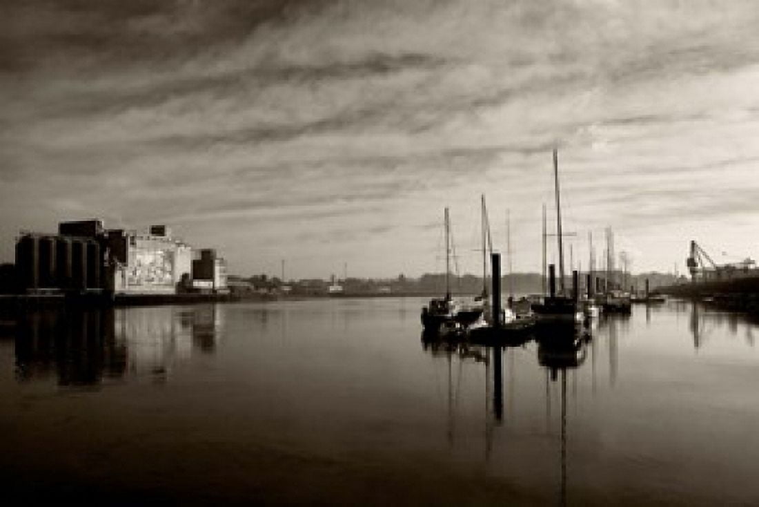 Early Morning River Suir Waterford City Ireland Canvas Art - Panoramic Images (18 x 12)