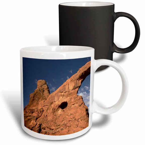 3drose, Early Morning, Turret Arch, Arches National Park, Utah, 11oz Magic Transforming Mug