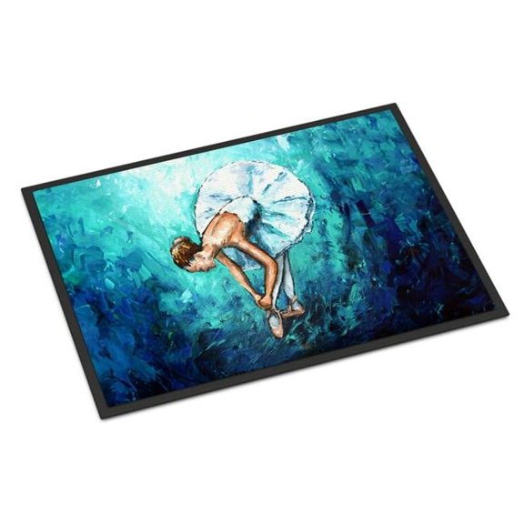 Early Practice Ballet Doormat - Multi-Color - 18 x 27 in. - Durable Design