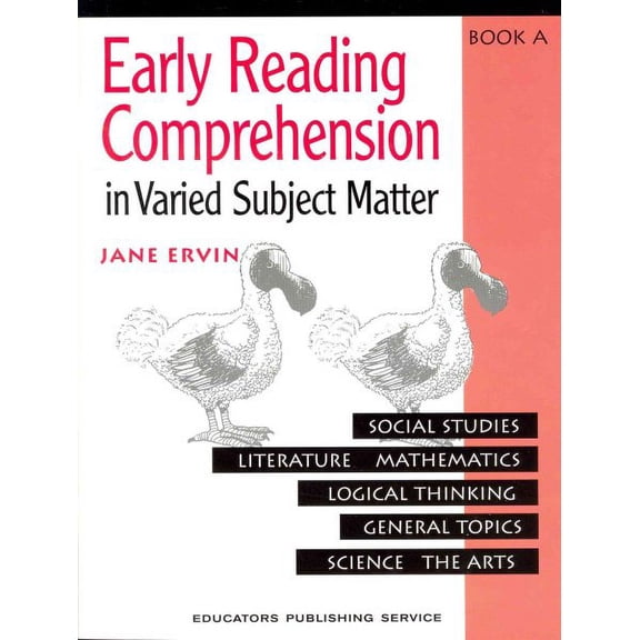 Early Reading Comprehension, Book A (Homeschool Edition)