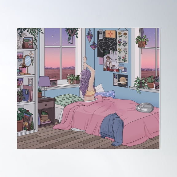 Early Rise Poster Wall Art, Modern Wall Decor For Living Room Bedroom, 8x12 UNFRAMED