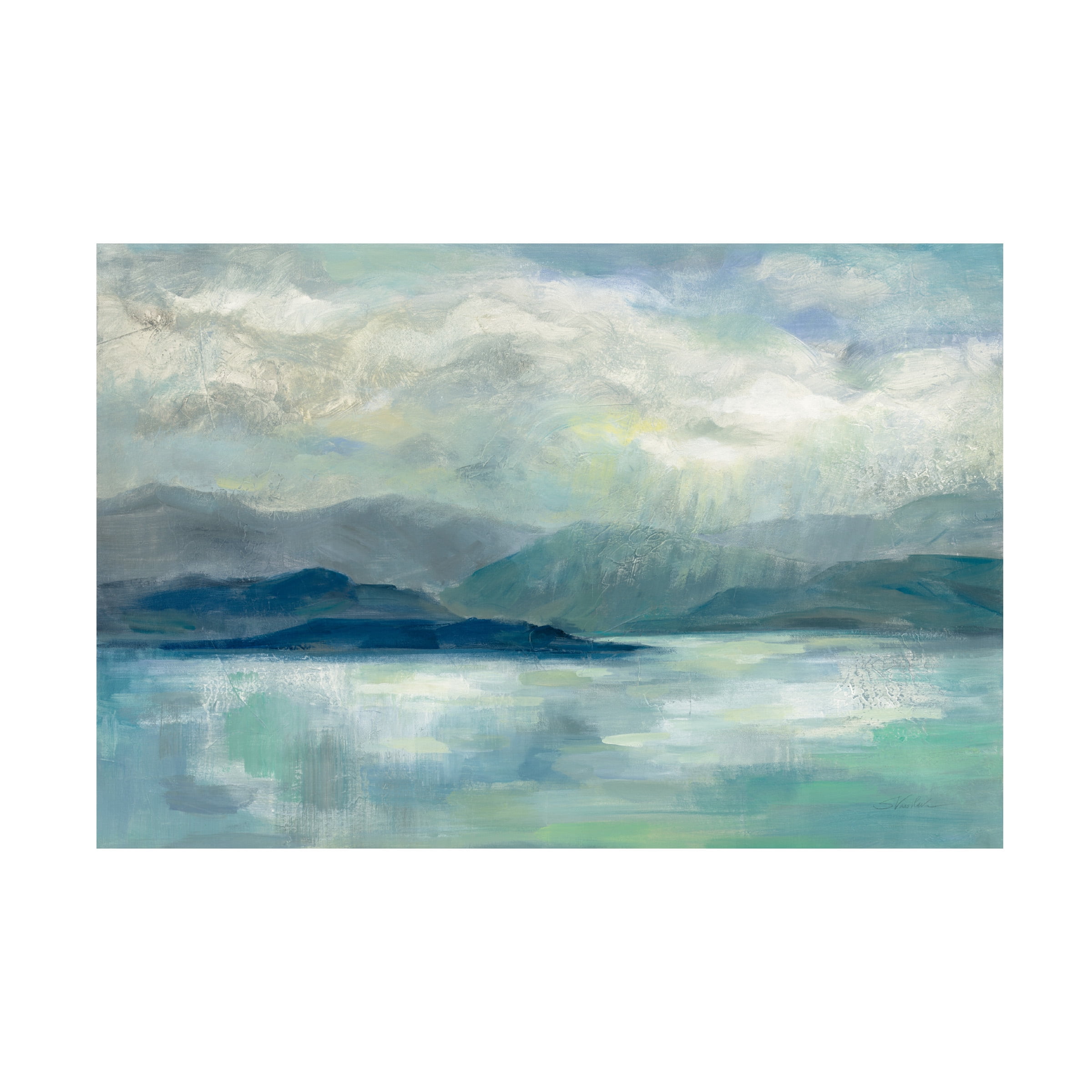 Trademark Fine Art Silvia Vassileva Early Sunrise Abstract Canvas Wall Art - 30x47