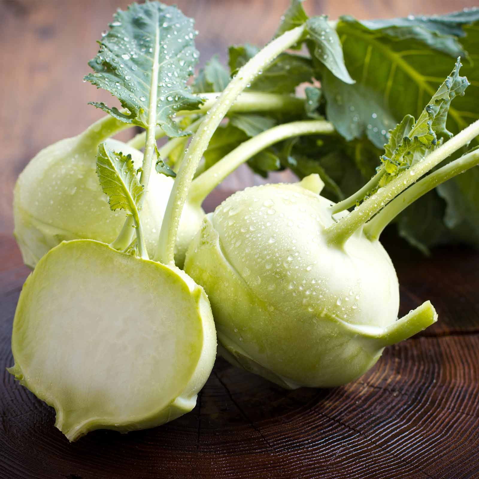Early White Vienna Kohlrabi Garden Seeds - 1 Lb - Non-GMO, Heirloom Vegetable Gardening & Microgreens Seeds